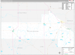 Yellow Medicine County, MN Digital Map Premium Style